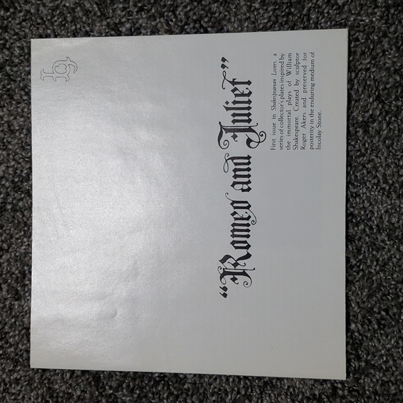 Bradex 1988 Romeo & Juliet Shakespearean Lovers Incolay Stone Collector's Plate - Picture 14 of 16